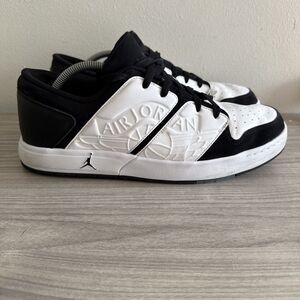 Nike Air Jordan Nu Retro 1 Mens Casual Shoes Black White DV5141-100 VNDS Size 12